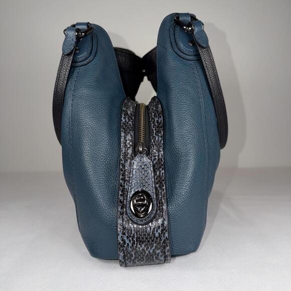 Coach Edie 31 57670 Colorblock with Snakeskin Detail - Picture 5 of 9